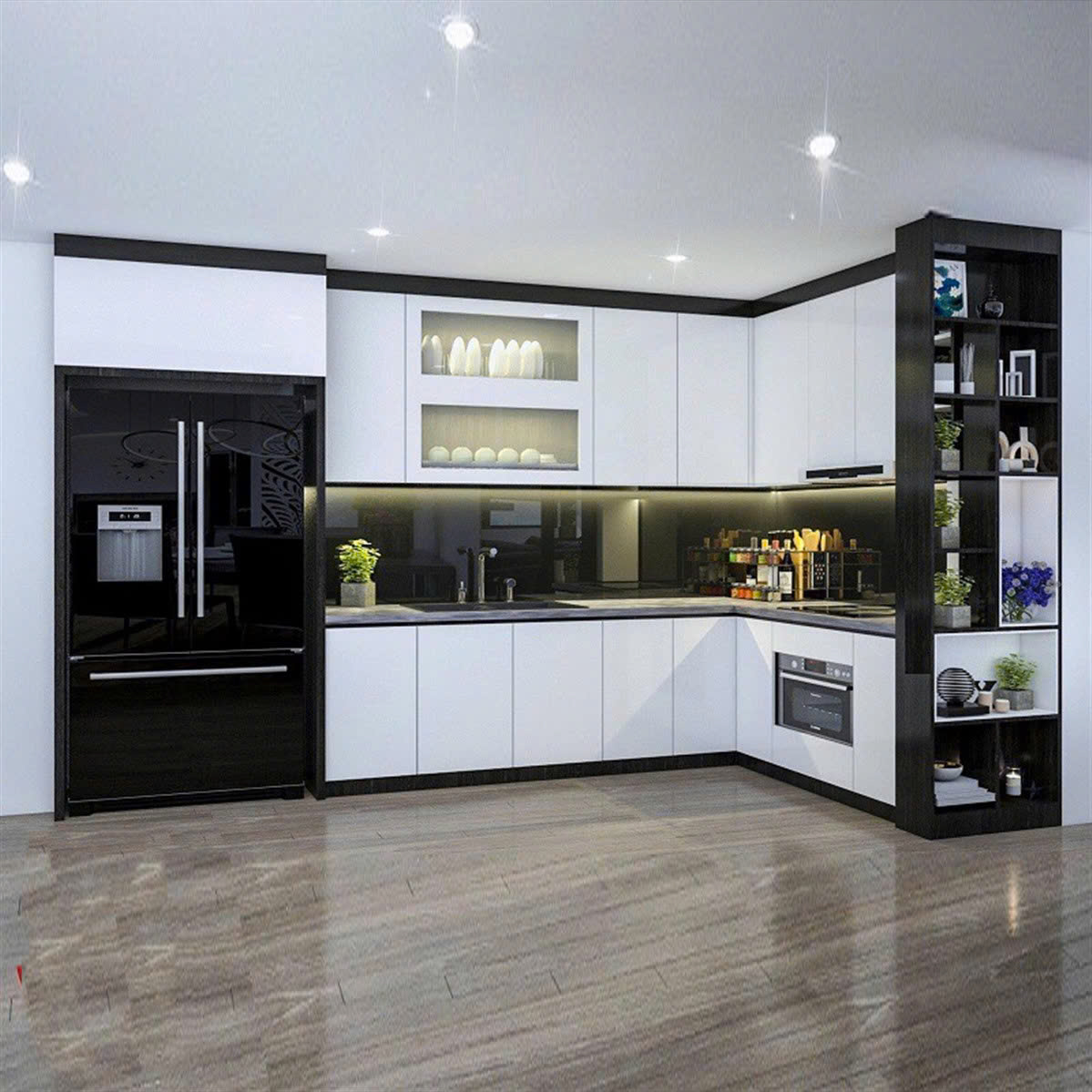 tủ bếp nhựa picomat