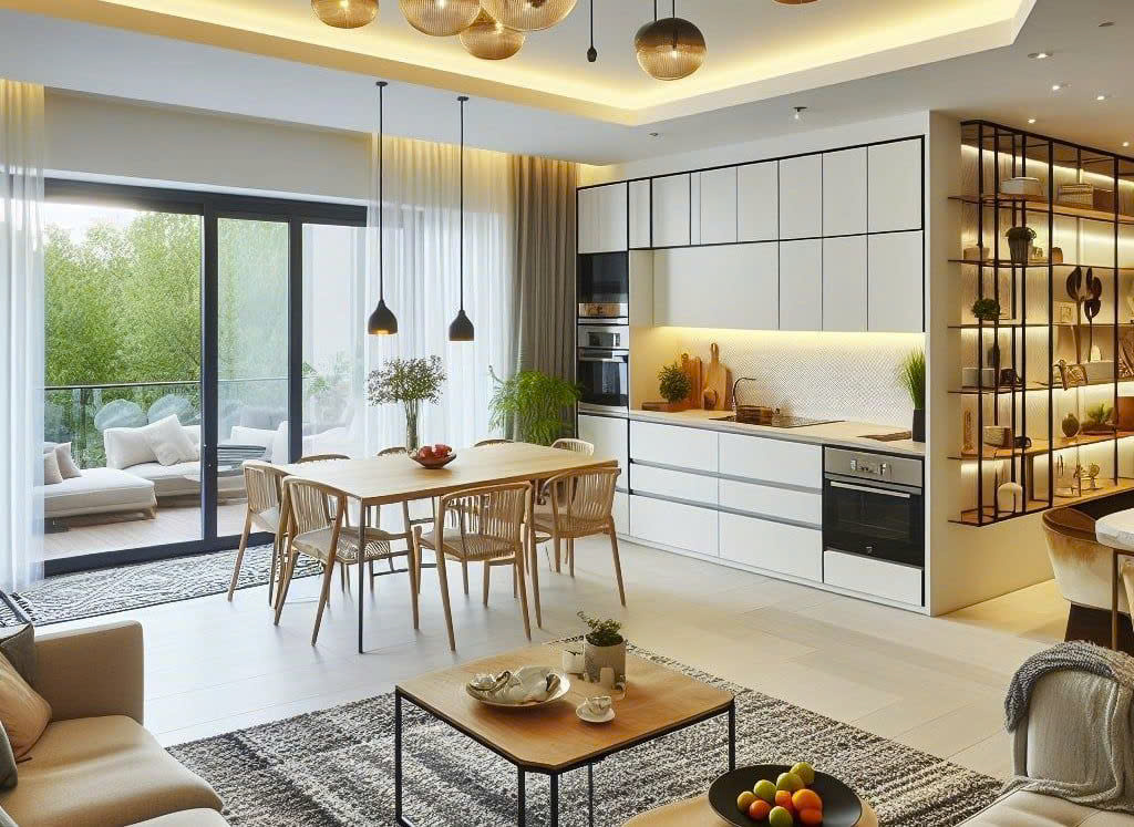 tủ bếp chung cư