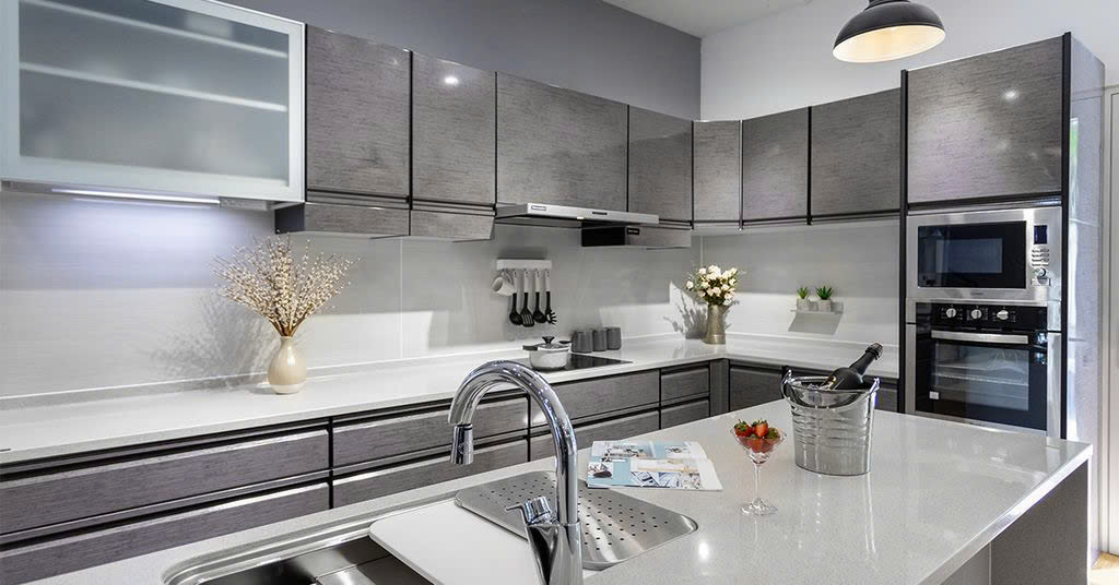 tủ bếp chung cư