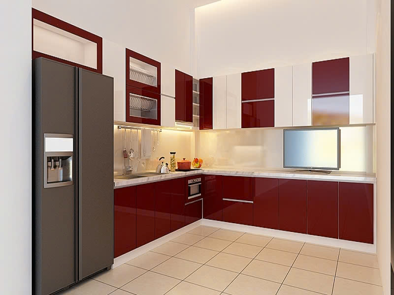 tủ bếp nhựa picomat