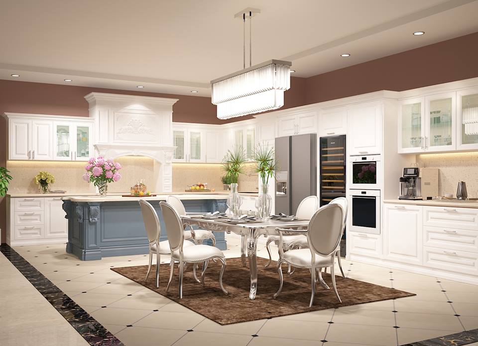 tủ bếp chung cư