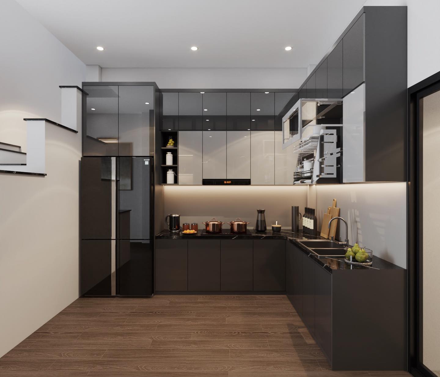 tủ bếp nhựa picomat