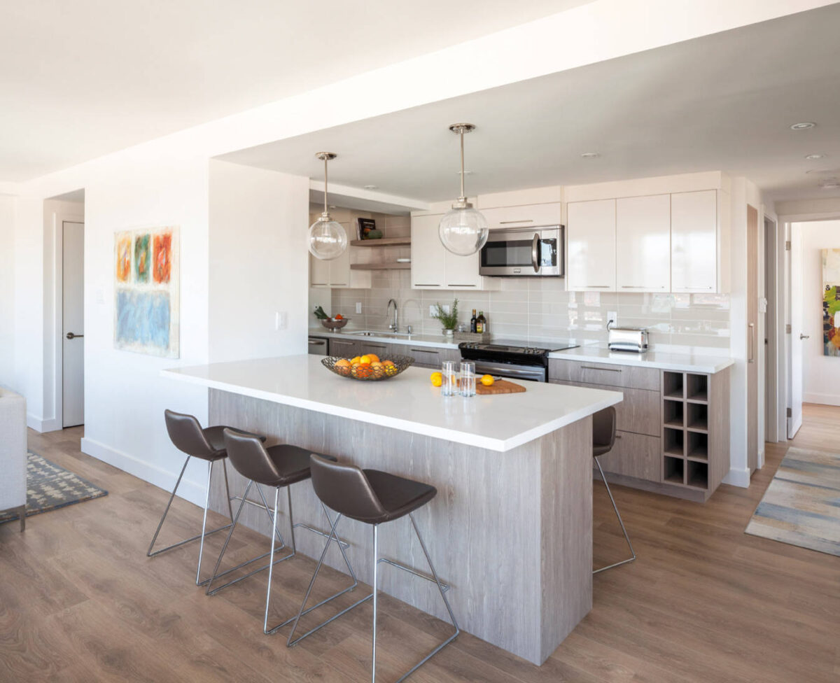 tủ bếp gỗ công nghiệp