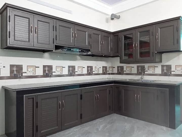 tủ bếp nhôm hệ 55