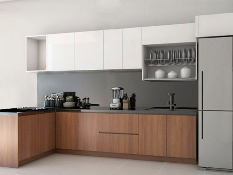 tủ bếp gỗ công nghiệp