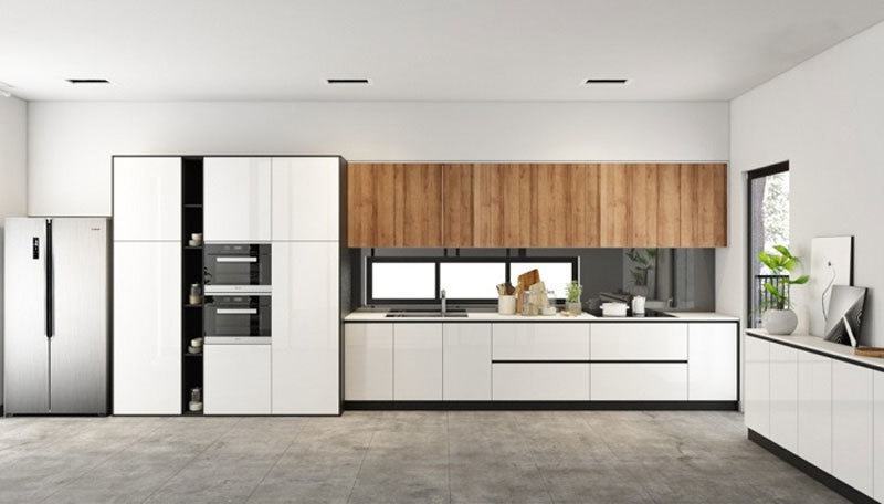 tủ bếp laminate