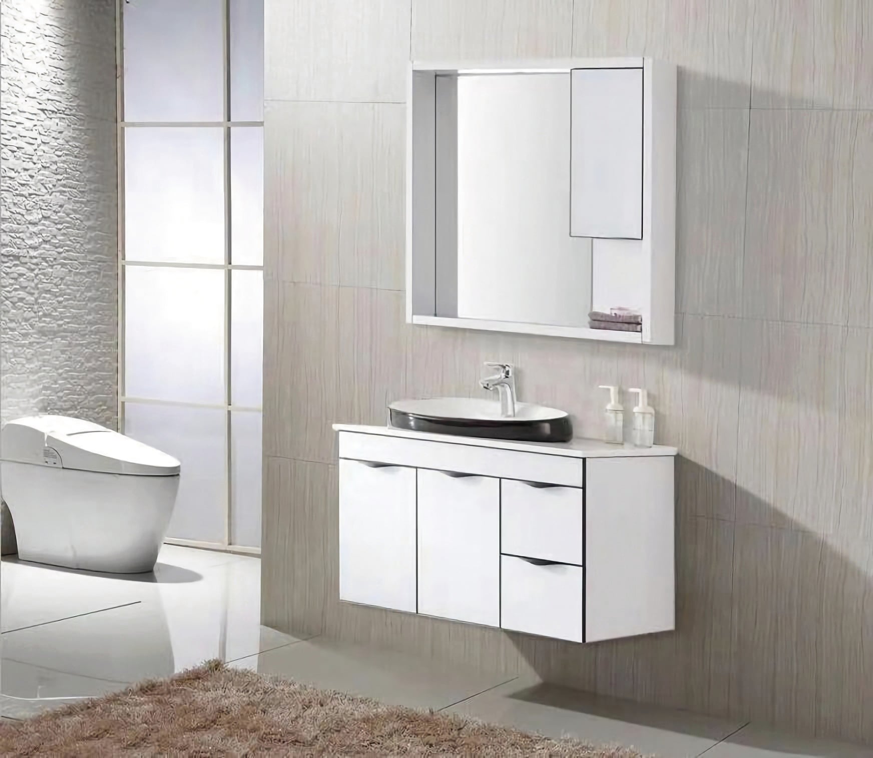 tủ chậu lavabo inox