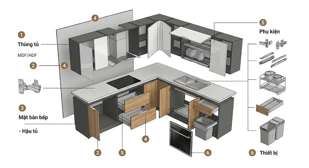 tủ bếp