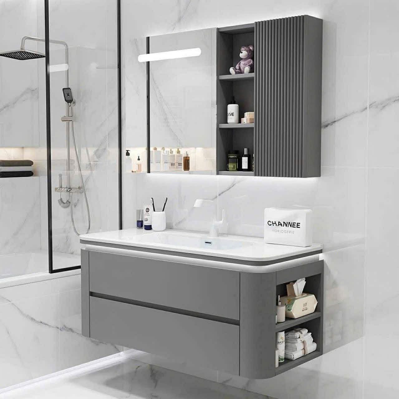 tủ chậu lavabo inox