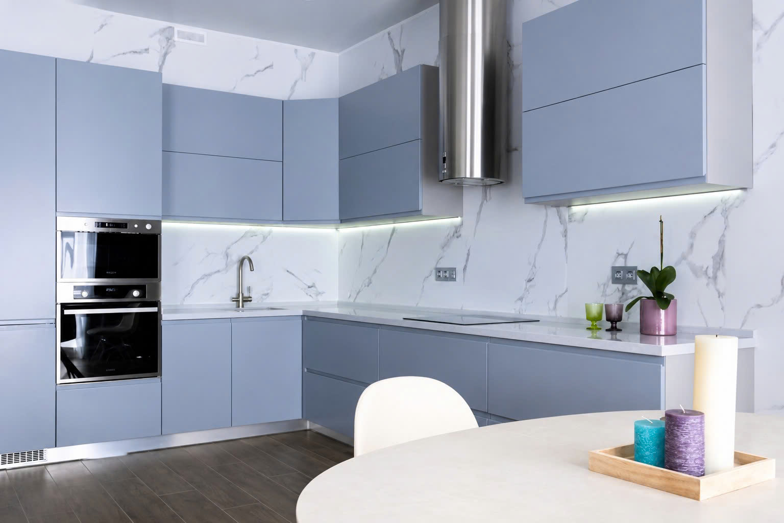 tủ bếp inox modul