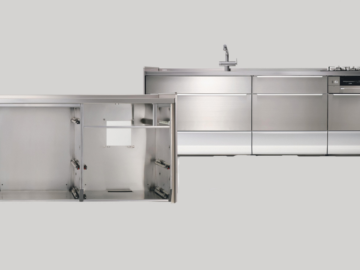 tủ bếp inox modul