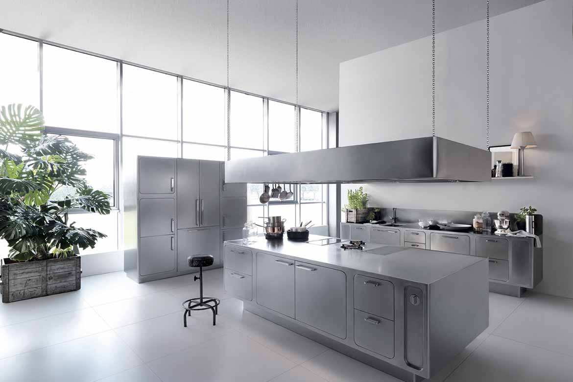 tủ bếp inox modul