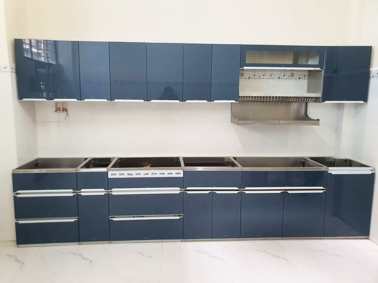 tủ bếp inox modul