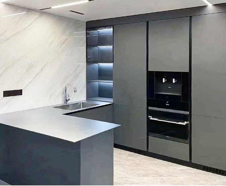 tủ bếp inox modul