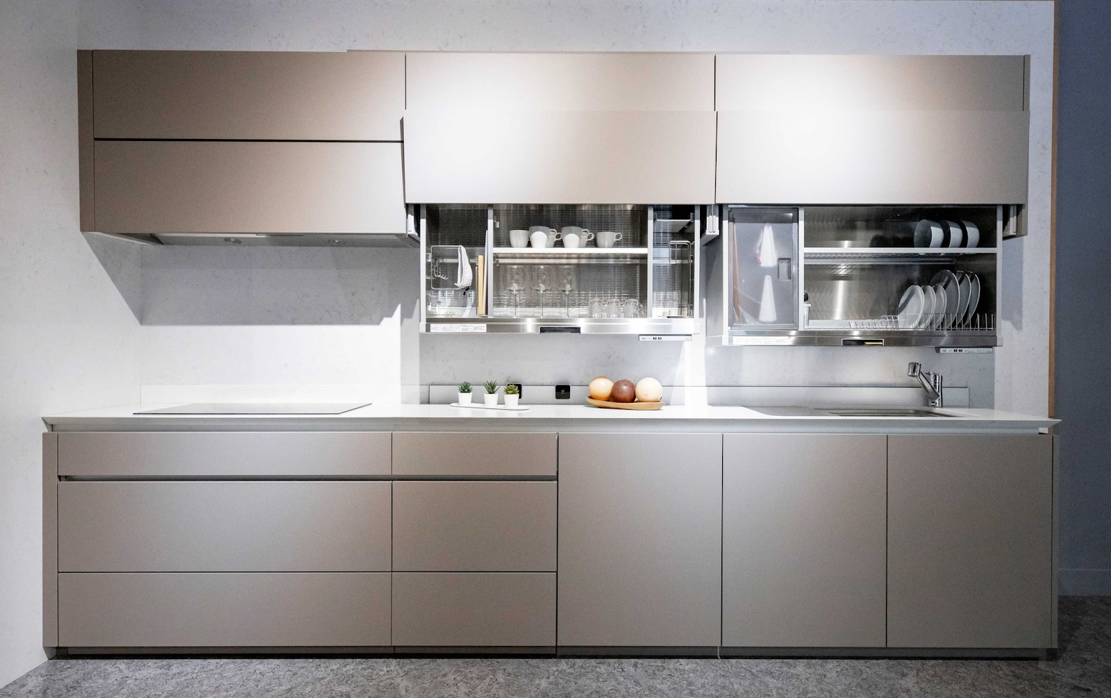 tủ bếp inox modul